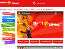 Tablet Screenshot of orange-elephant.com